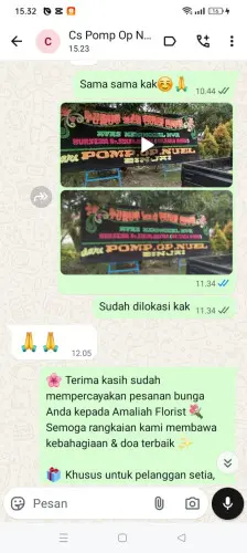 Testimonial Papan Bunga pasirmunjul