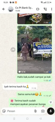 Testimonial Papan Bunga pasirmunjul